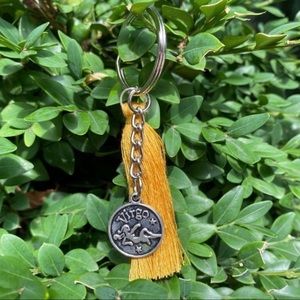 Zodiac Virgo Tassel Keychain